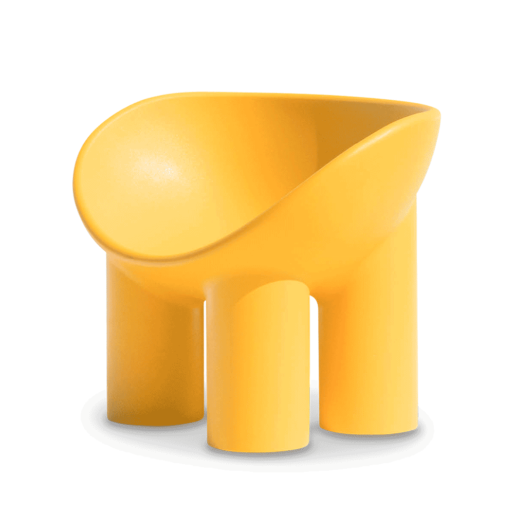 Roly Poly Armchair - Yellow Ochre - Driade