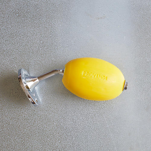 Porte-savon rotatif avec savon au citron