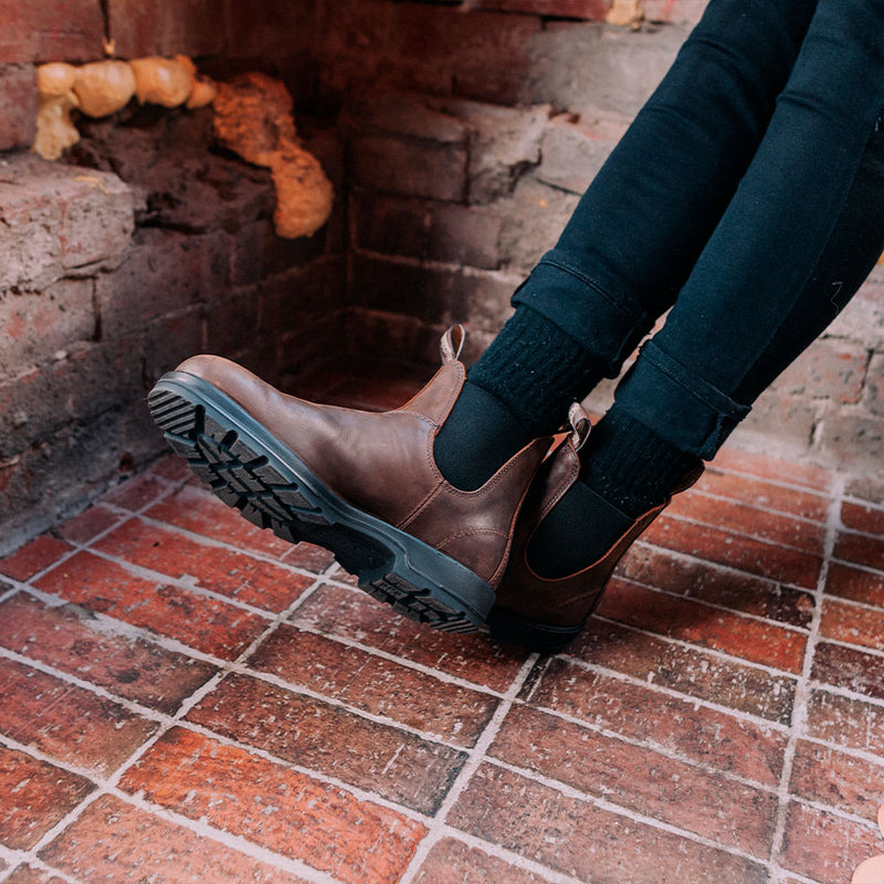 Blundstone Bottines Classic Chelsea Marron FoncΓ© Chaussures