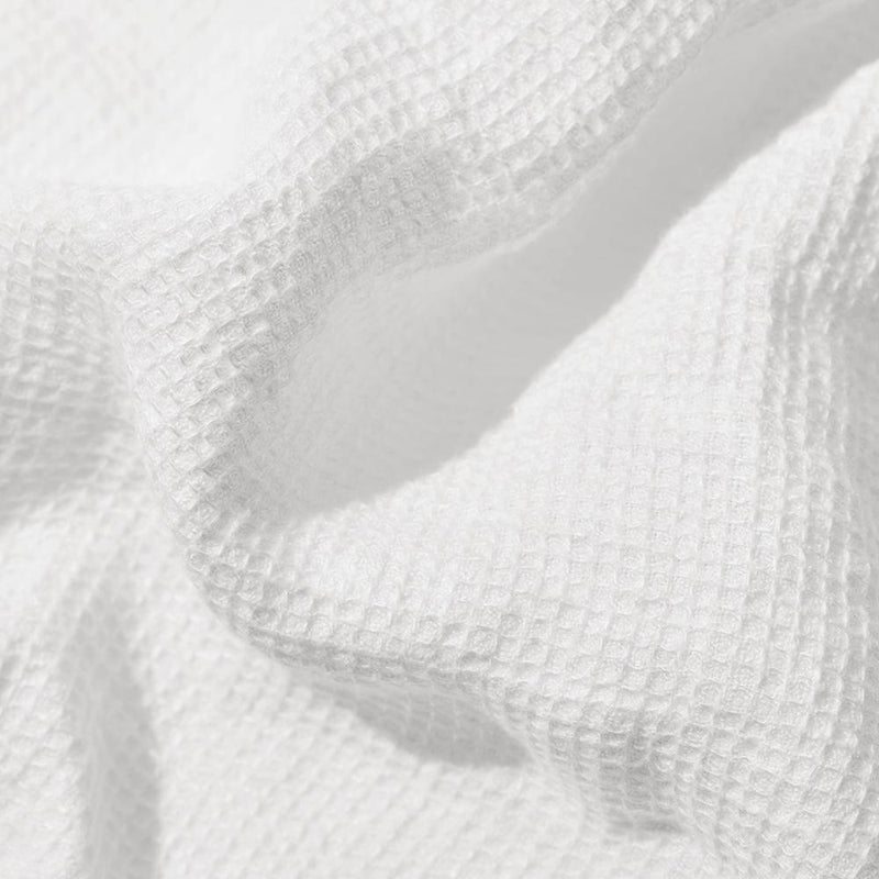 Linen guest towel - Honeycomb - White