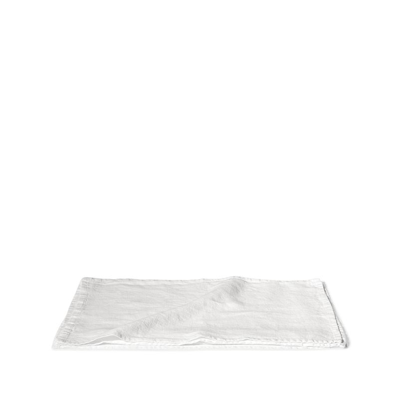Set de table en lin lavé - Blanc Optique
