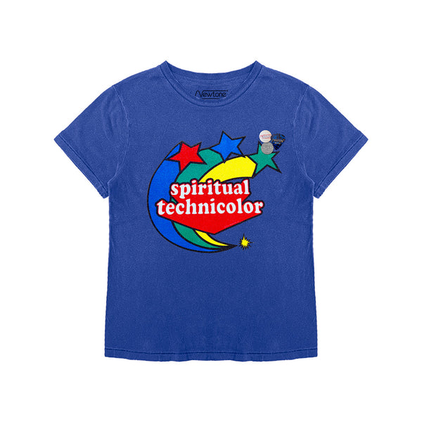 Newtone - T-shirt Technicolor - Bleu