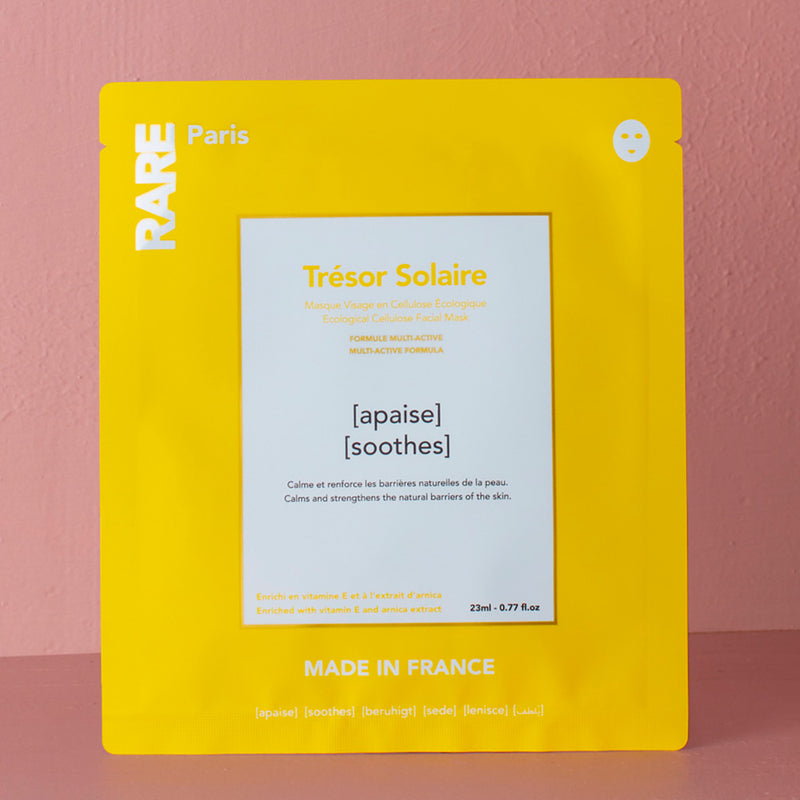 Set 5 masques - Trésor Solaire - Rare Paris