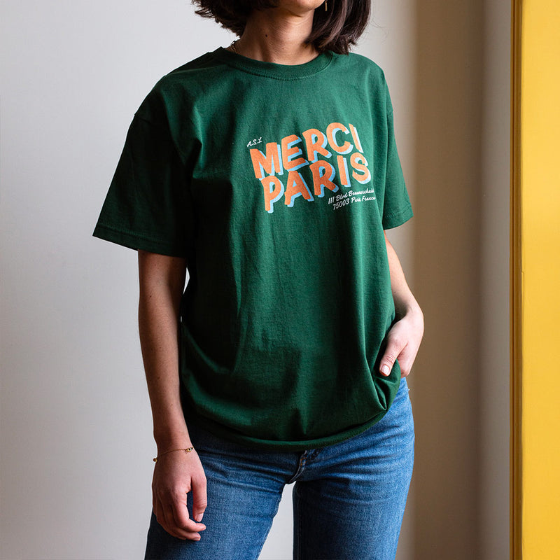 Merci  - T-shirt unisexe - Vert Forêt