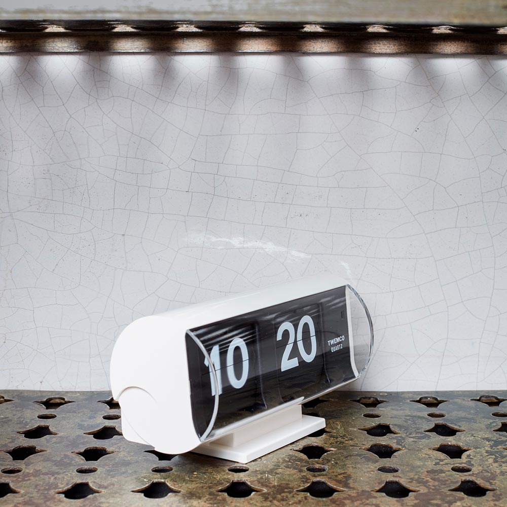 Clock Twemco QT 30 - Blanc