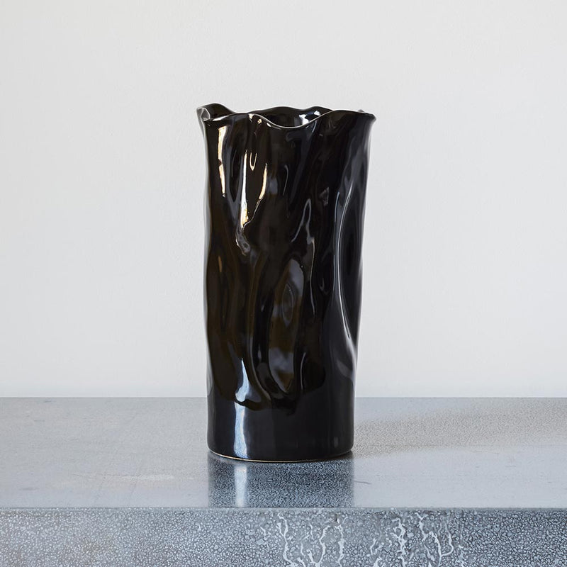 Vase Enza - Noir