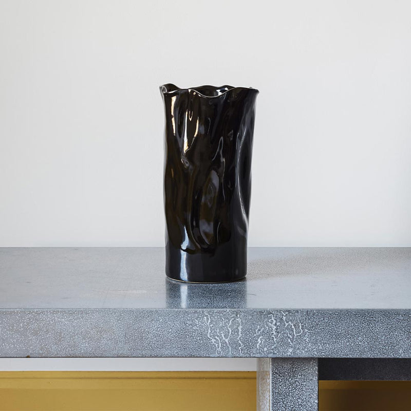 Vase Enza - Noir
