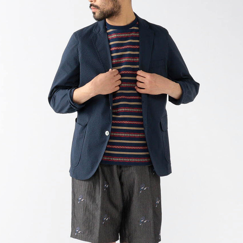 Beams Plus - Veste Costume - Marine - Prêt à porter – Merci Paris